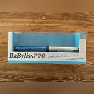 BaBylissPRO Nano-Titanium Blue Curling Wand